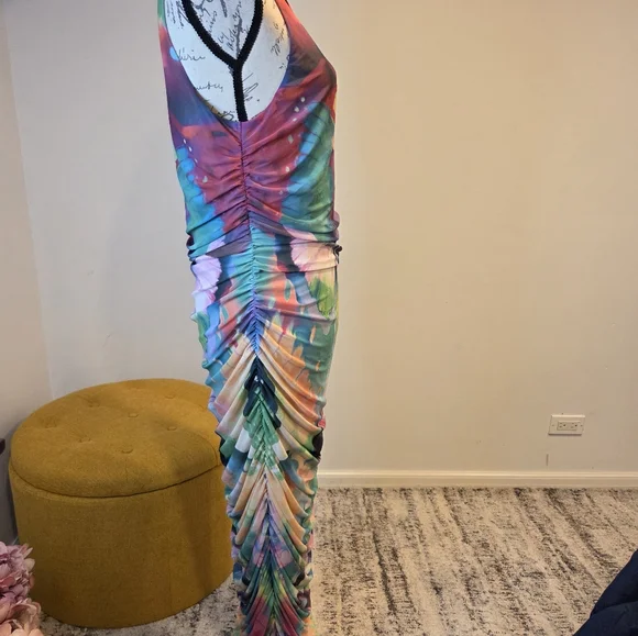 AFRM Multicolor Sleeveless Maxi Dress, Size XL - Picture 4 of 11